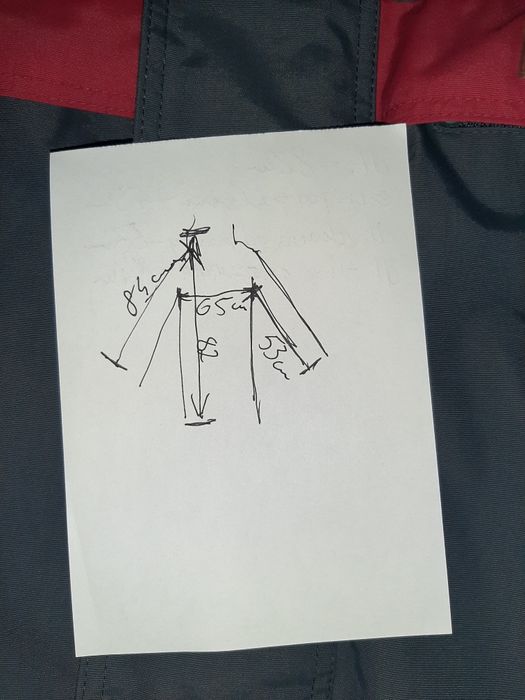 Sprzedam ciepłą kurtkę męską roz.L rozmiary na zdjęciu