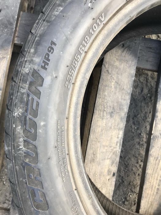 Kumho 235/55r19 пара резина шини б/у склад оригінал літо