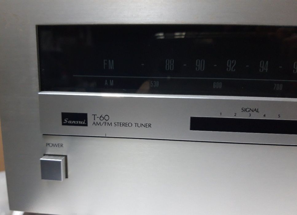 SANSUI T-60 Vintage tuner 1980 Made in Japan