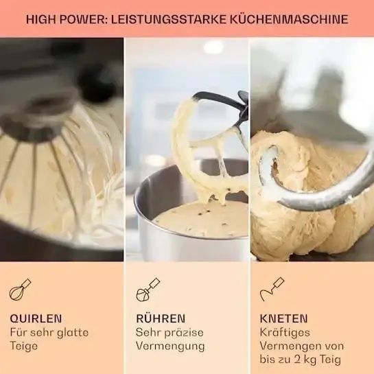 Кухонний комбайн/ Тістоміс/ Міксер планетарний/ Тестомес Klarstein