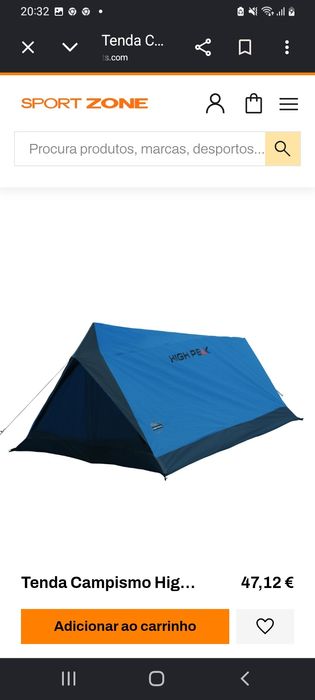 Tenda para caminhada, leve e prática.