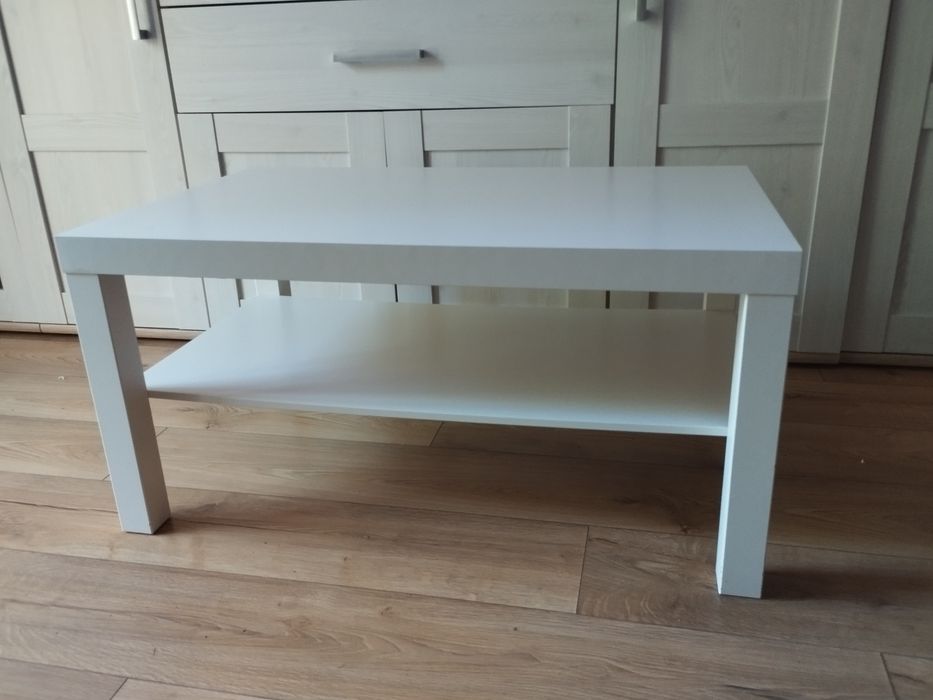 Stolik kawowy biały IKEA 90x55cm