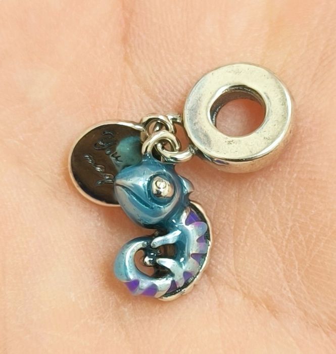 Zawieszka do bransoletki Kameleon srebro próba 925