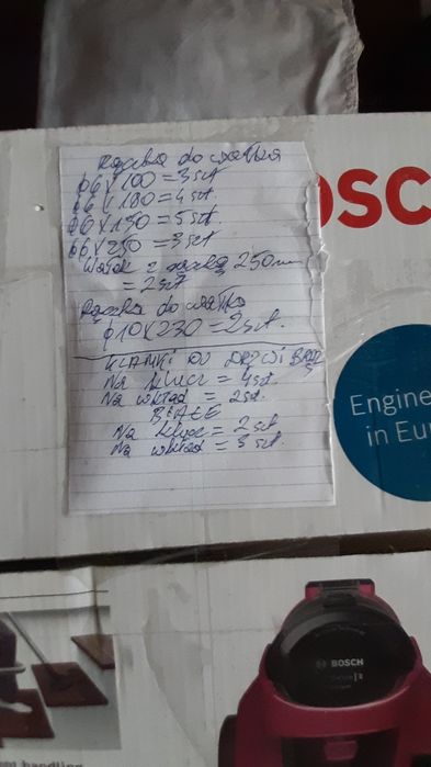 Śruby, nakrętki, podkładki z likwidacji sklepu
