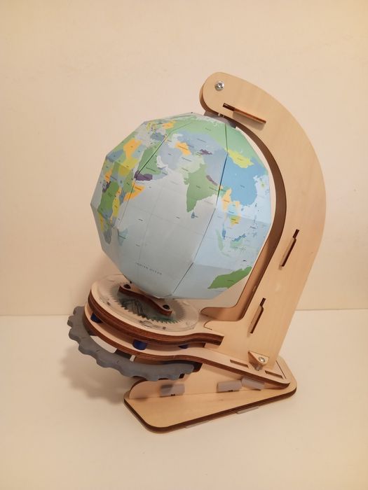 Globo Terra rotativo KiwiCo Eureka