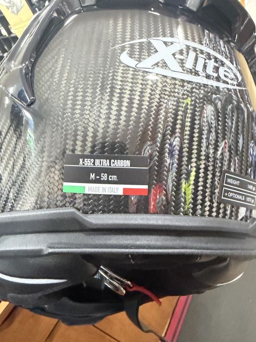 Capacete X-Lite Carbono M – X-552 Ultra – Excelente Estado