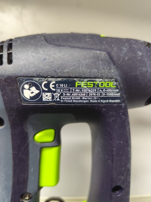 Festool C18 шуруповерт Фестул оригінал