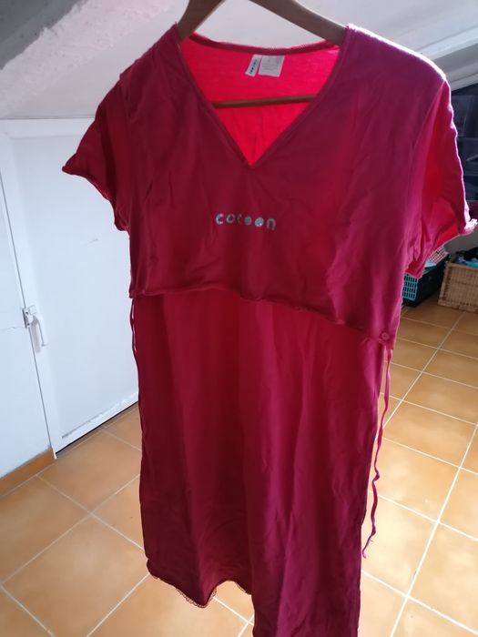 Camisas de dormir de amamentação Cocoon