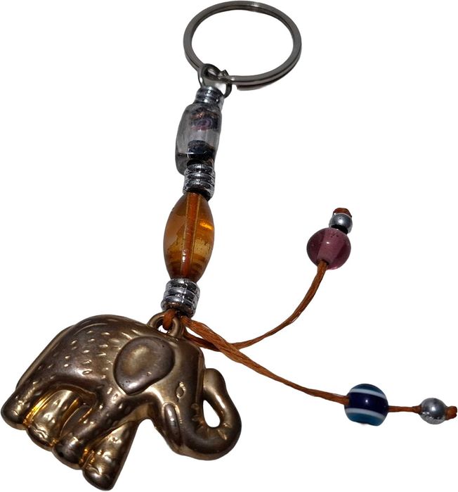 Breloczek handmade, słoń, 4cm, 12,5cm (Brelok)