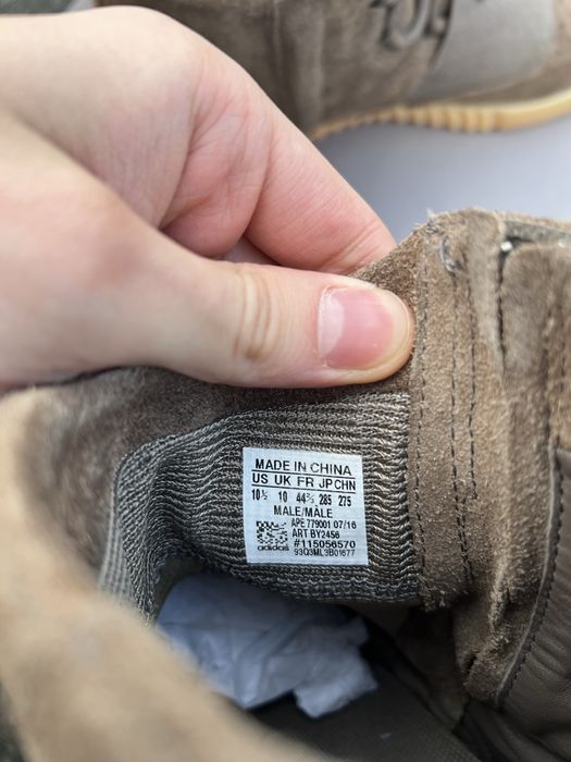 Adidas Yeezy Boost 750 Chocolate Light Brown sneakersy wysokie 44 2/3