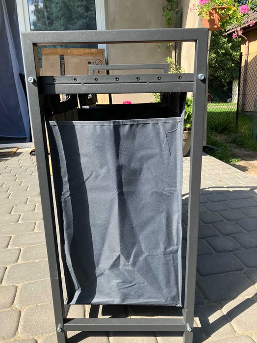 Kosz wolnostojący 2 przegródki na pranie 92L