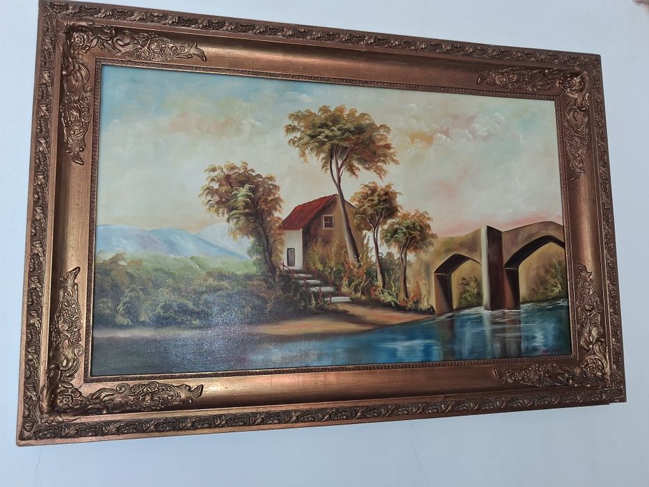 Conjunto de quadros pintura
