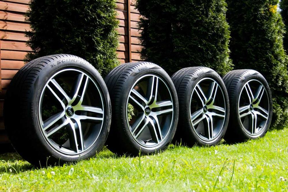 5x112 19 cali Audi Q5 A7 A8 jak nowe Opony Pirelli 2022r 255/45 R19