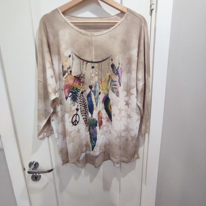 Cienki sweterek plus size