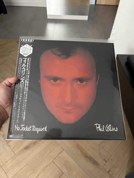 Phil Collins No Jacket Required płyta winylowa winyl vinyl japan OBI wydanie japońskie Near Mint rock funk soul pop