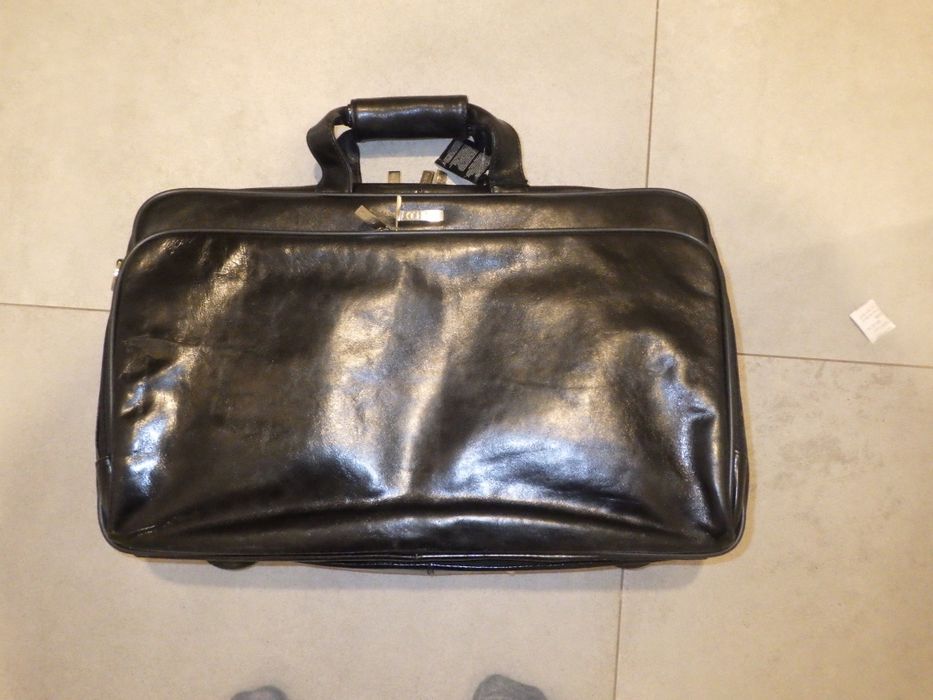 OCHNIK   |   Skórzana torba męska / Teczka   |   Czarna