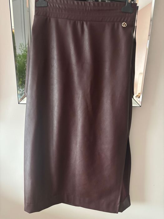 Velsatino  spódnica ołówkowa skórzana wysoki stan L 38/40 new %%%