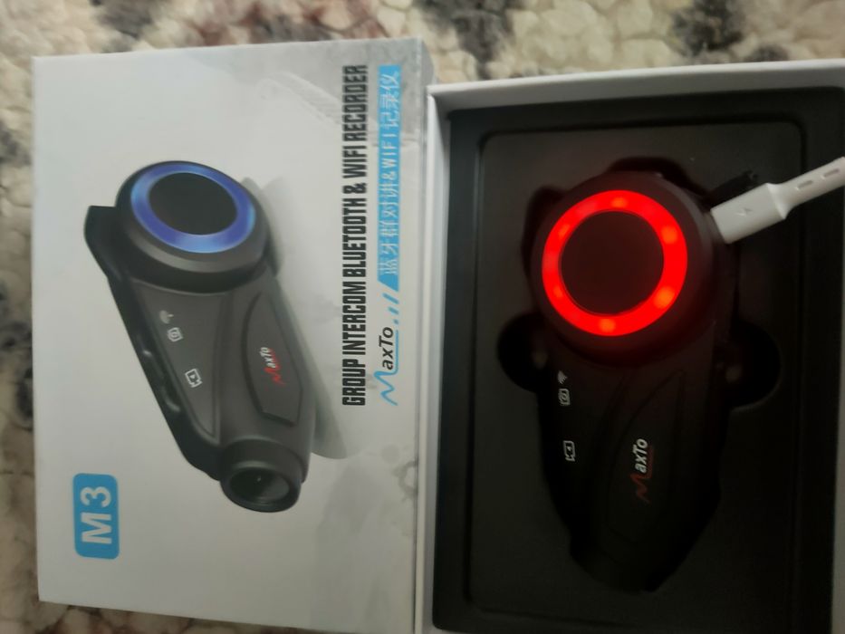 interkom bluetooth kamera maxto m3