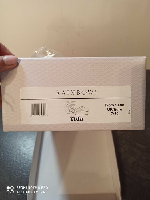 Czółenka ślubne, r. 40