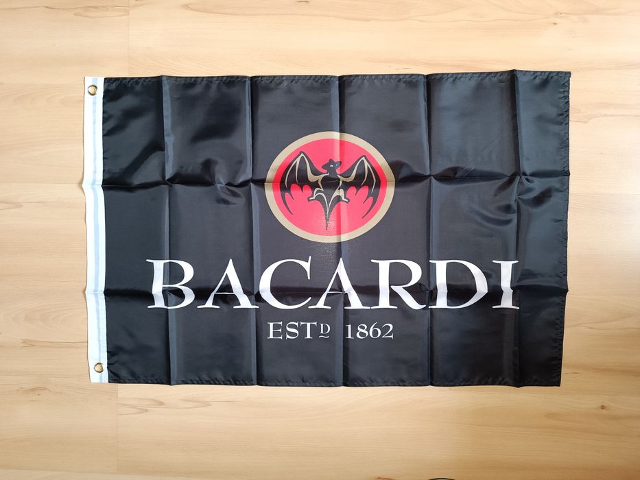 Nowa flaga Bacardi 60x90cm rum bar loft club pub garaż vinted ozdoba