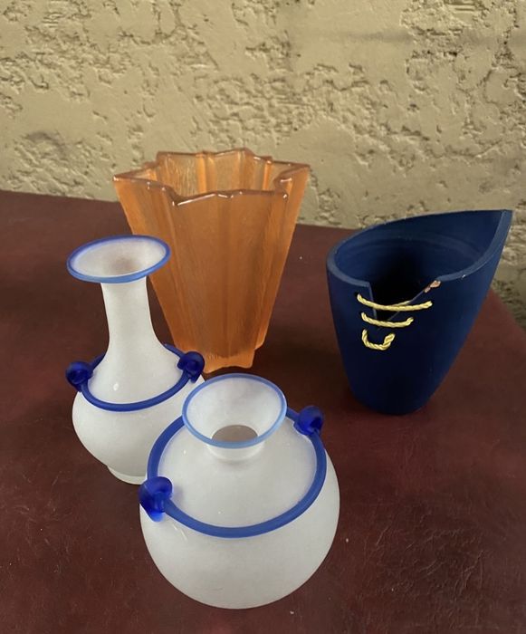 Conjunto de jarras de decoração