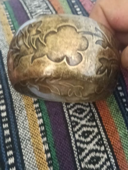 Pulseira/ bracelete vintage em latão