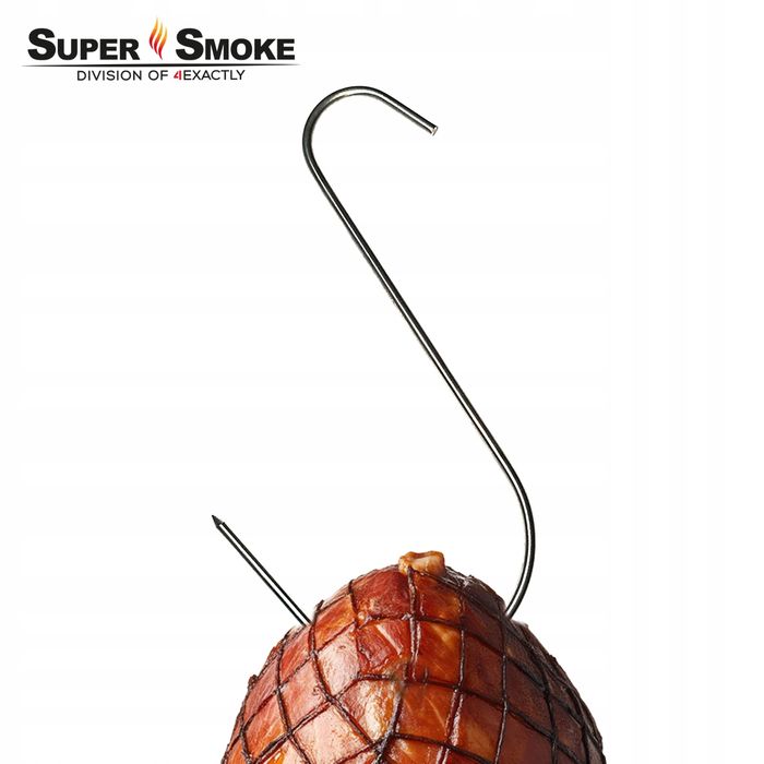 Hak Wędzarniczy SuperSmoke typu "S" do mięs i wędlin 3mm 15cm Standard