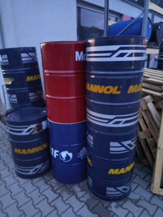 Beczki po oleju MANNOL I MOBIL