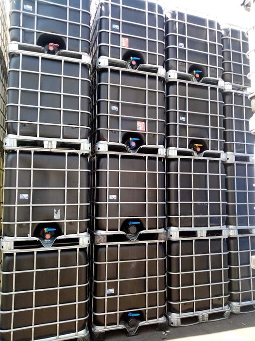 Єврокуби б/в ЧОРНІ, ЧИСТІ, 1000л (Бак, тара, ємність, євро бак, куб)