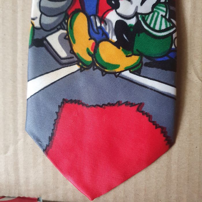 Krawat Goofy,Kaczor Donald, Myszka Miki jedwab(k-7)