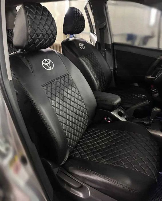 Модельные чехлы на сиденья Авточехлы Эко кожа алькантара НА ЛЮБОЕ АВТО