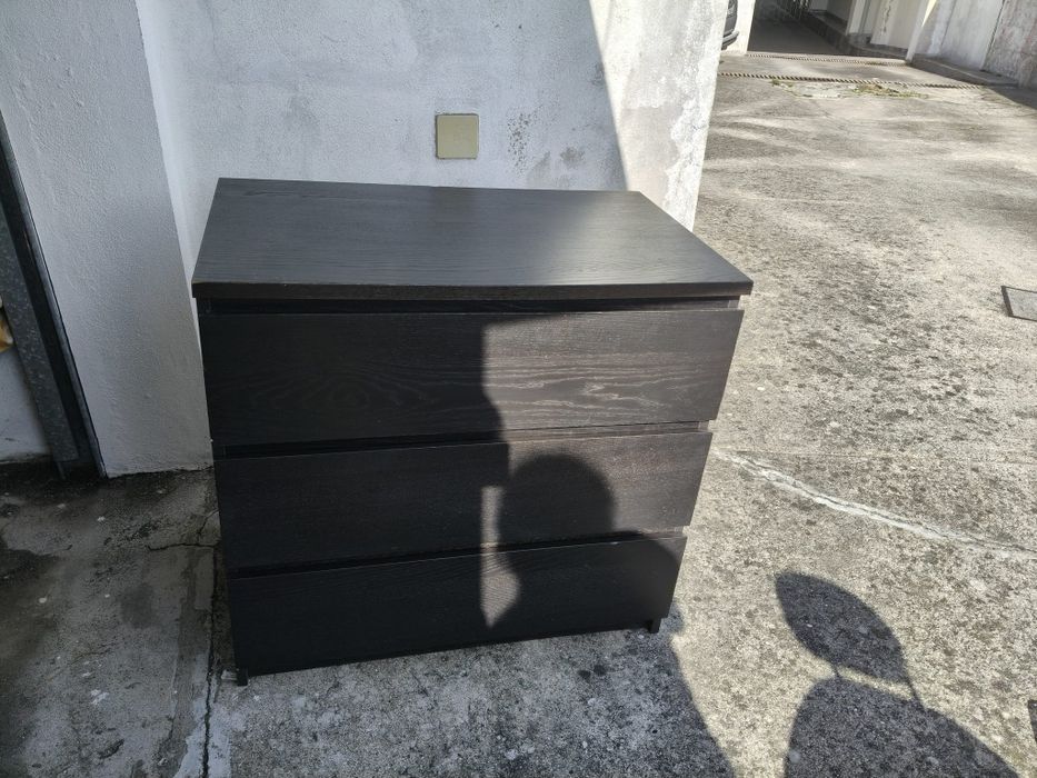 Cómoda malm  3 gavetas