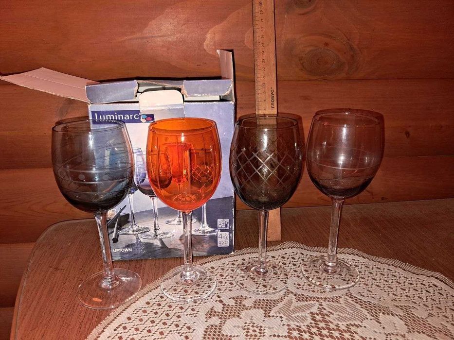 Четыре бокала, стекло,Франция