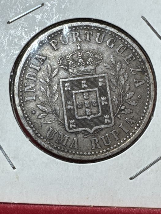 Moeda 1 Rupia India Portuguesa