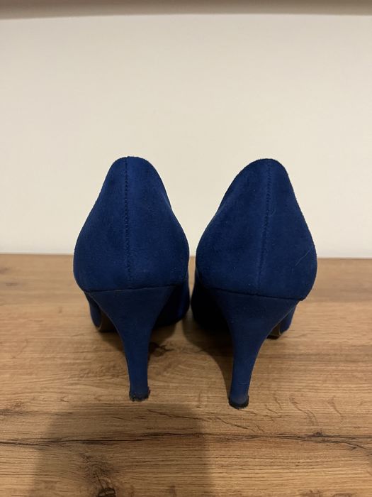 Salto alto Azul-Marinho