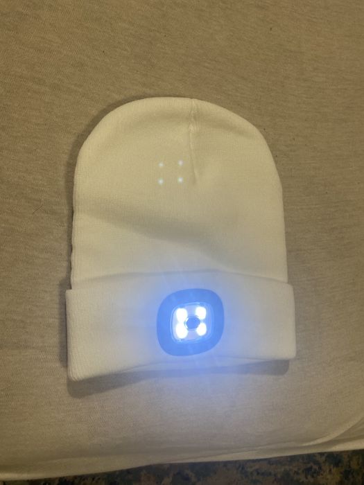 Шапка с фонариком