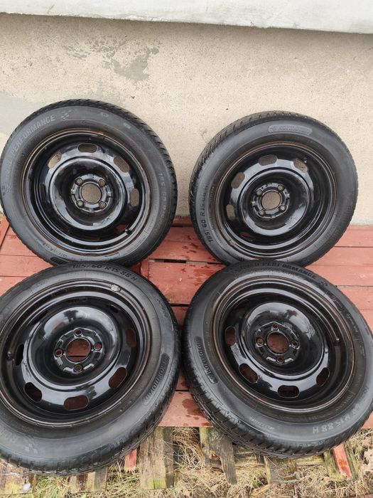 Felgi stalowe+ opony 15 cali Citroen, Peugeot 4x108 ET27