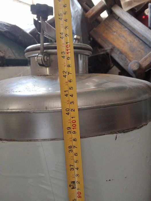 Cuba de inox azeite