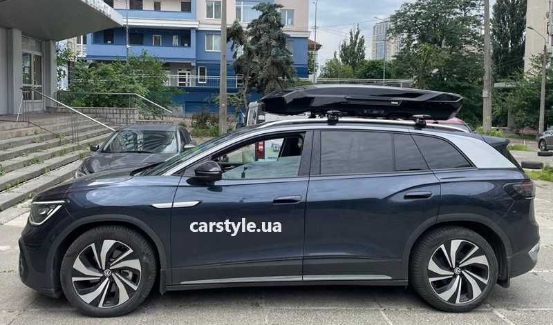 Бокс на дах авто Thule Motion 3 XL Low Black 216x89x35 см 400л БВ як Dynamic Exellence нові вживані вітринні автобокси чорний сірий глянець заниженний