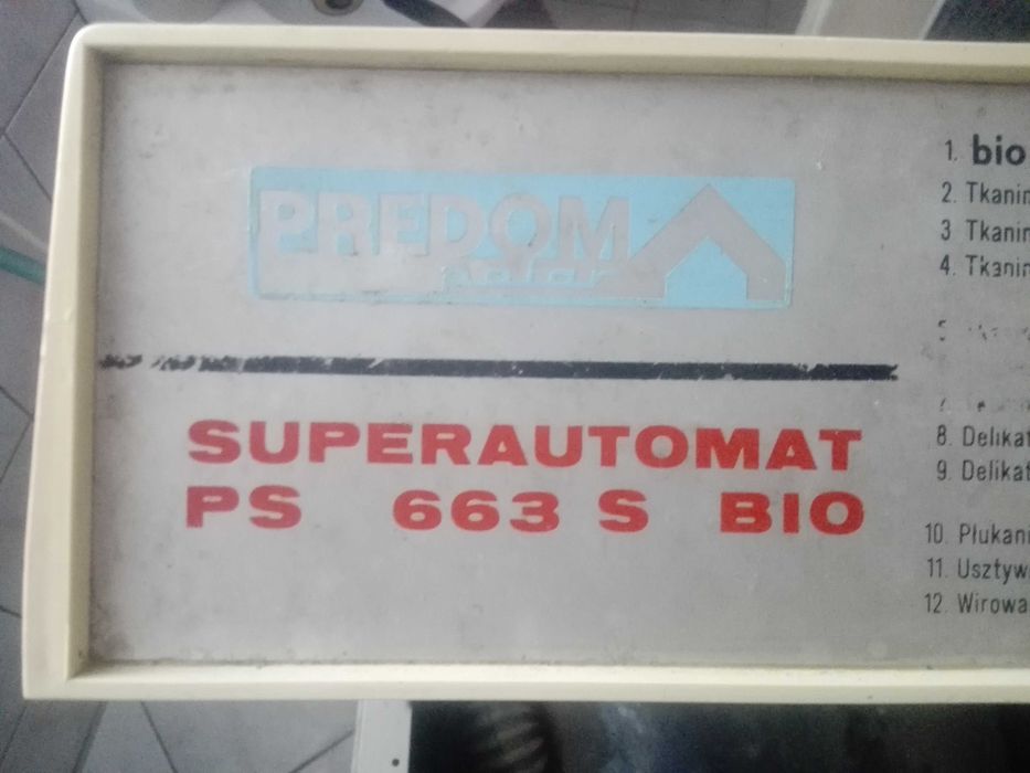 Predom Polar superautomat PS 663 S BIO silnik i instalacja elektryczna