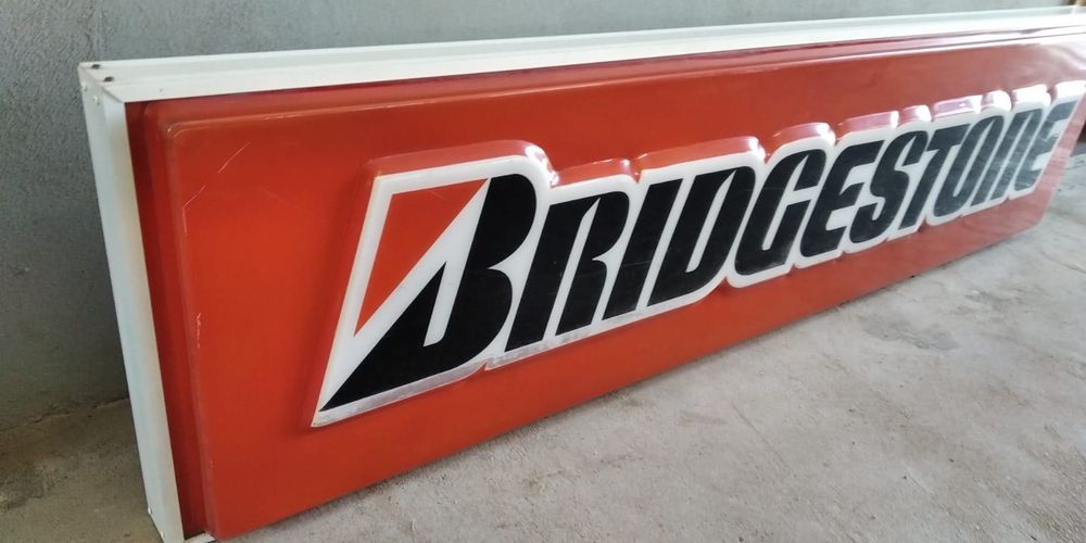 Grande reclame  iluminado  Bridgestone vintage