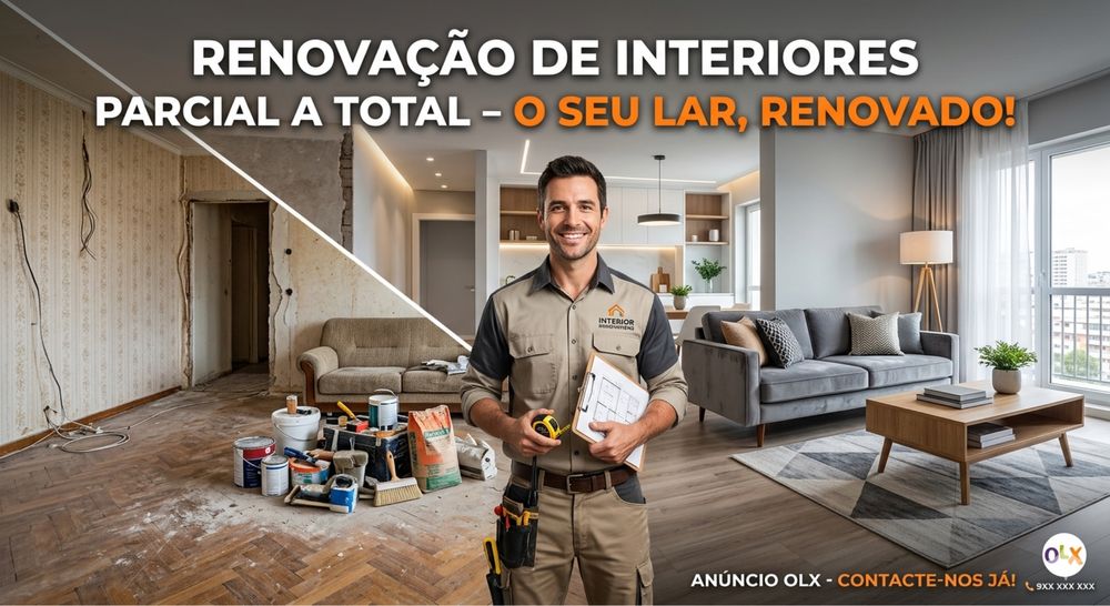 Renovação de Interiores - Conectamos visão à execução.