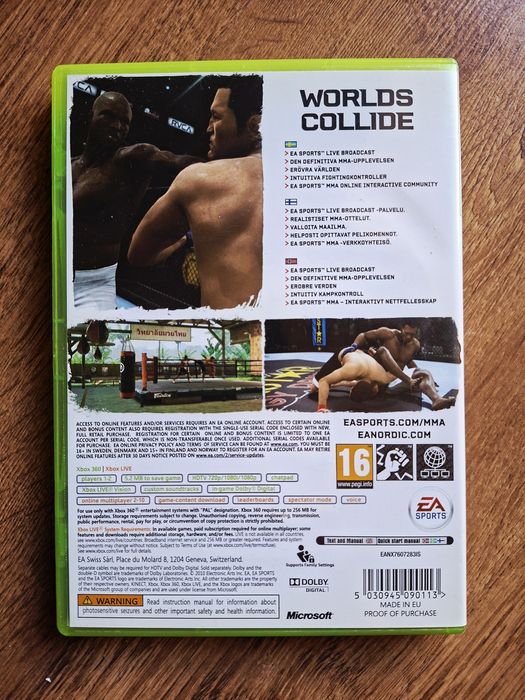 Gra MMA EA Sports XboX 360