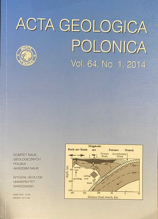 AGP 64/1 Geologia brachiopoda Sudety Pakistan smectite Amonity Arabian