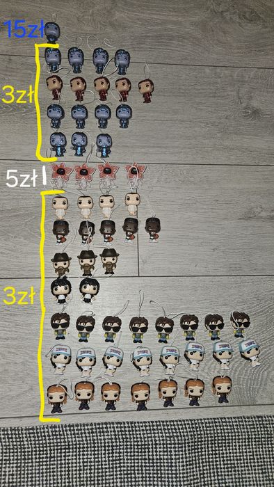 Funko pop Kinder Joy - Harry Potter, Stranger Things, DC