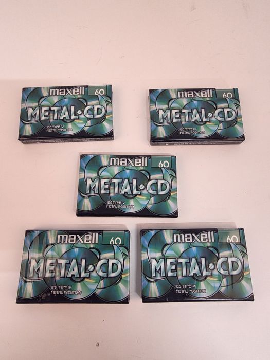 MAXELL  cd 60 type IV metal kaseta magnetofonowa 4 sztuki.