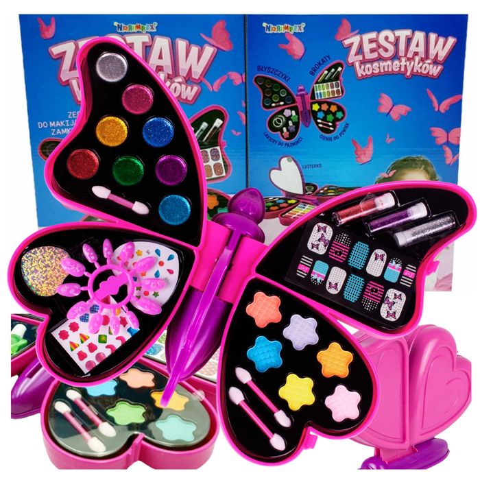 Zestaw do robienia makijażu dla dzieci Motyl