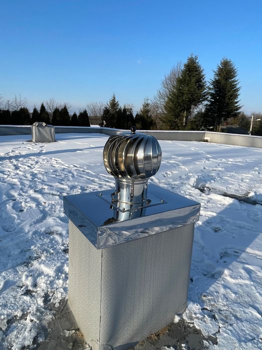 Obróbki kominów, wentylacji , kalenic…