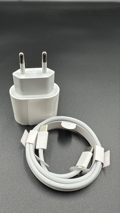 Zestaw Ladowarka 20W+Kabel Lithning Usb-C 1m