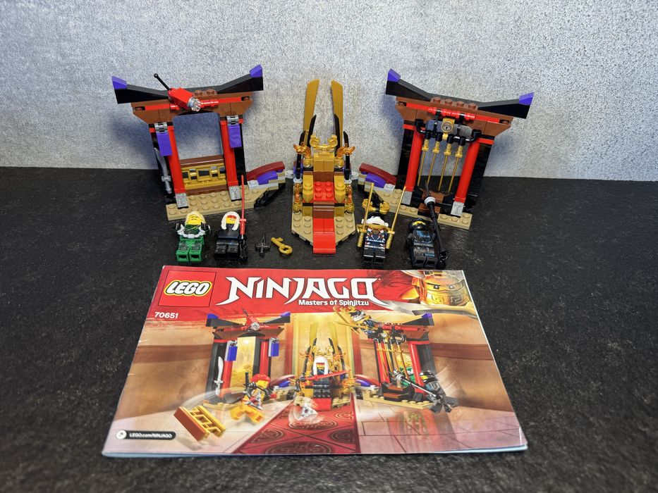 LEGO 70651 Throne Room Showdown Ninjago Starcie w Sali Tronowej klocki zestaw
